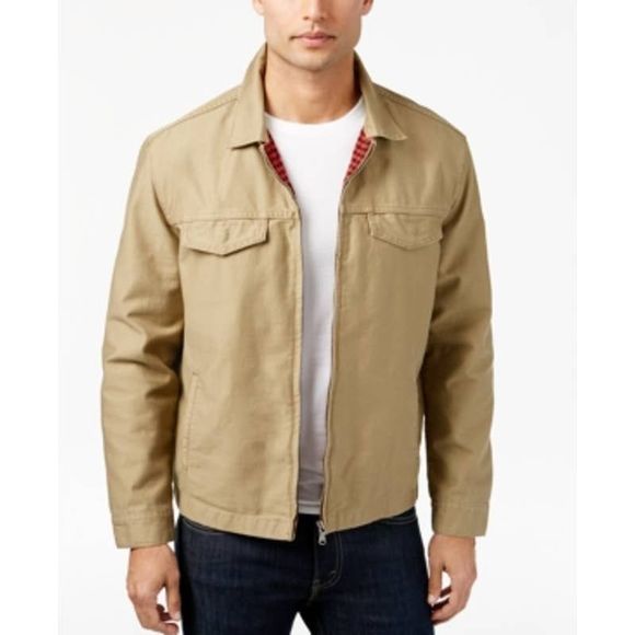 NEW Mens Small LEVI'S LEVIS Harrington Trucker Military Jacket Coat 328480002 - Picture 8 of 8